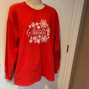 Winter Sucks cotton t shirt